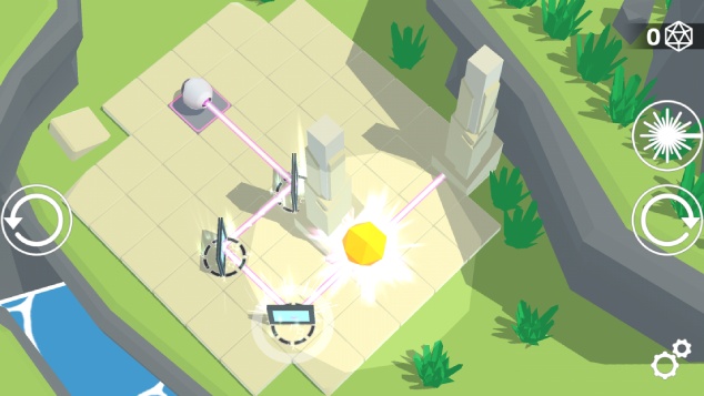 First level with mirror hints