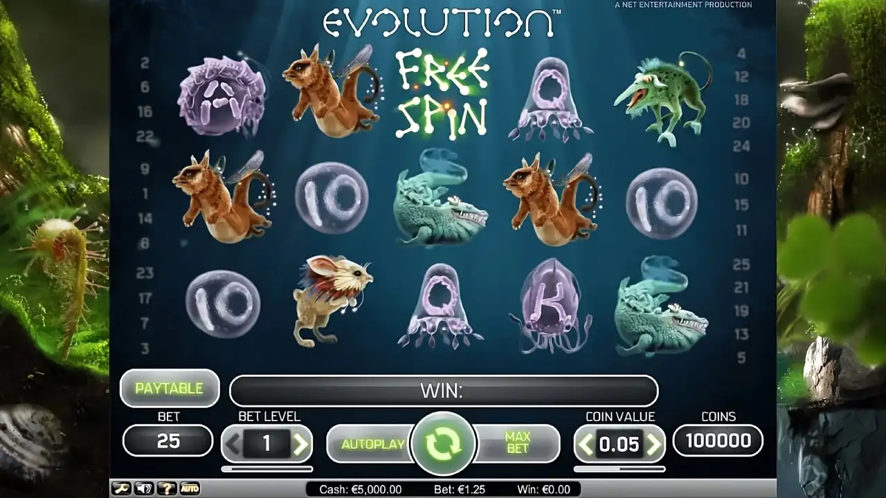 Evolution slot